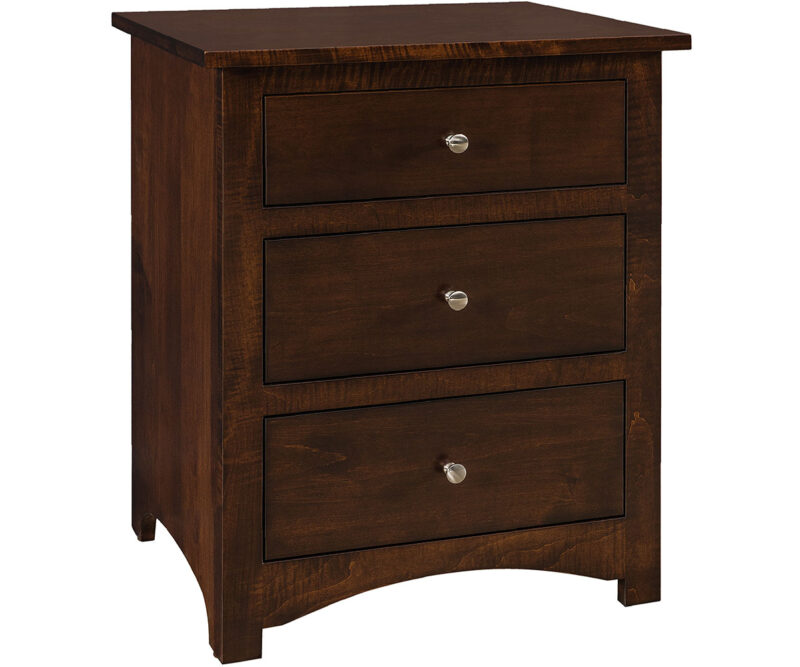 Shaker 3 Drawer Nightstand
