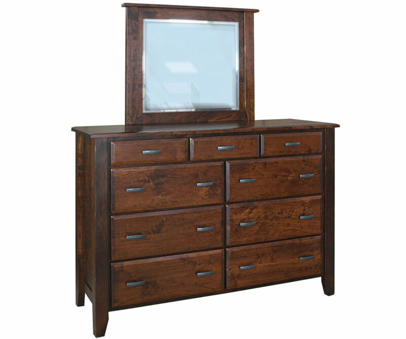 Ashton 9 Drawer Mule Dresser with Wide Drawer