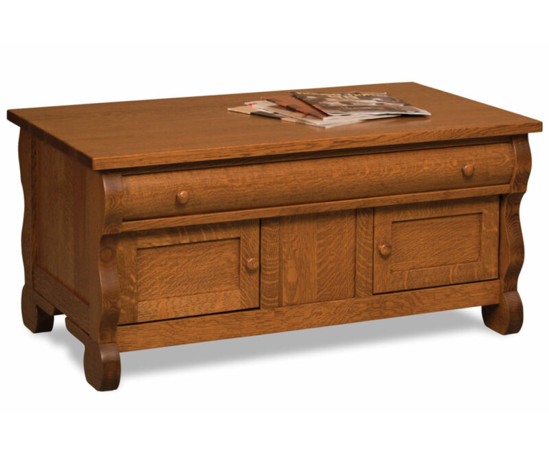 Old Classic Enclosed Coffee Table