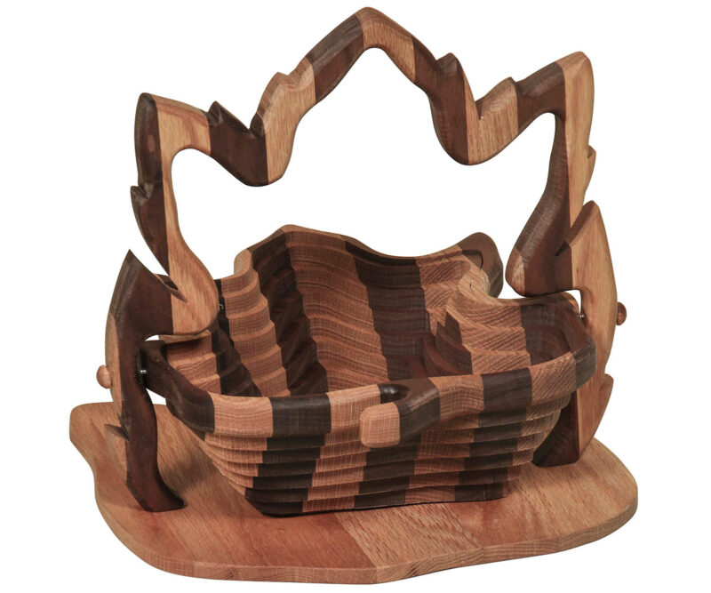 Maple Leaf Collapsible Basket