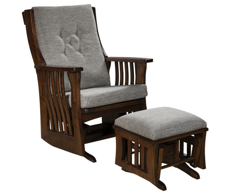 Sebana Slat Regular Glider and Ottoman