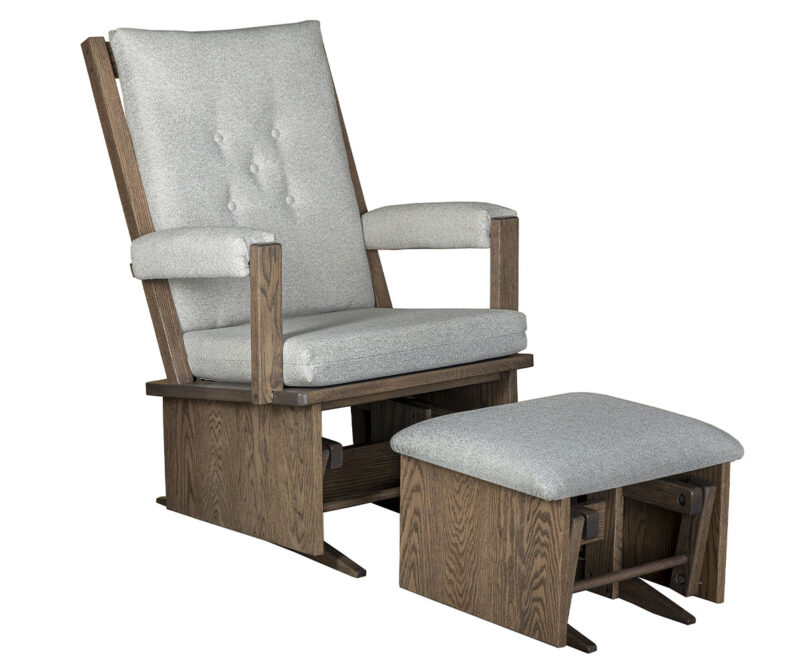 Remi Glider and Ottoman