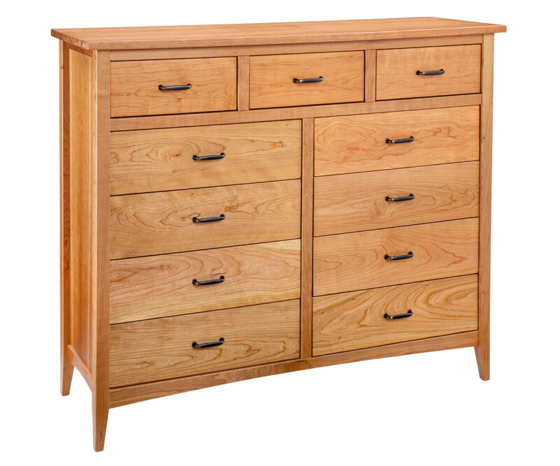 Cherry Fork 60" 11 Drawer Dresser