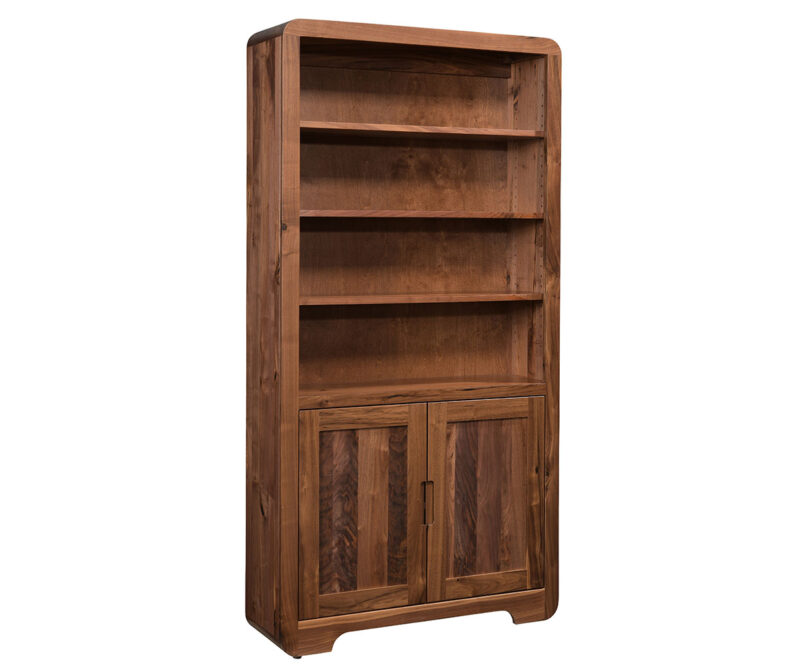 Europa Bookcase With Doors - 36"W