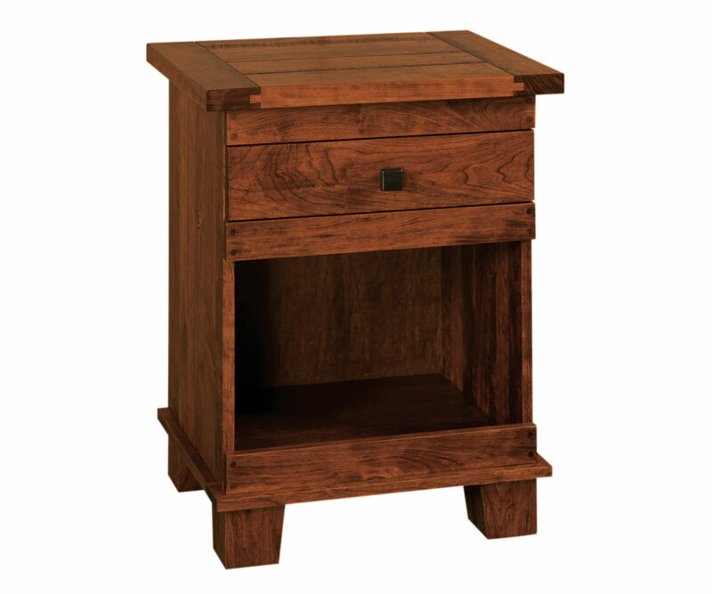 Larado Nightstand with Open Bottom