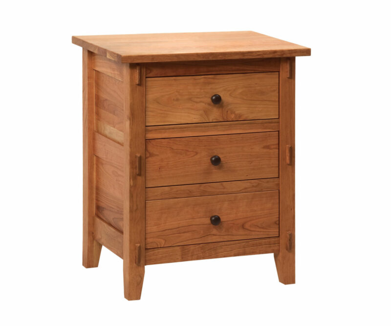 Bungalow 3 Drawer Nightstand