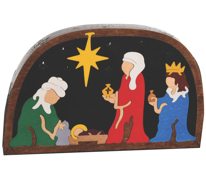 Wisemen Nativity Scroll Saw Puzzle
