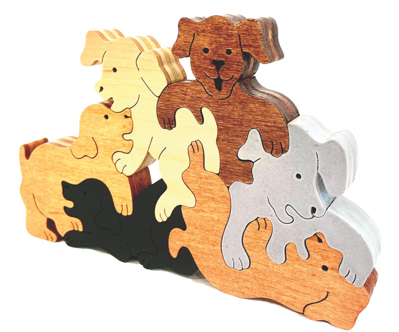 Pile Of Pups Scroll Saw Puzzle