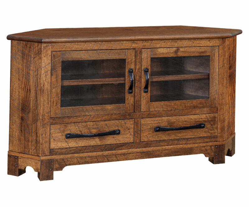 Farmhouse Corner Cabinet - 61"W