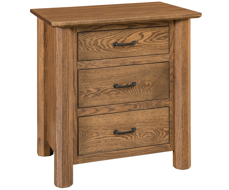Fenwood 3 Drawer Nightstand