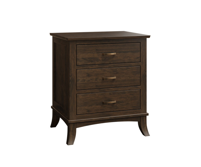Hampshire 3 Drawer Nightstand