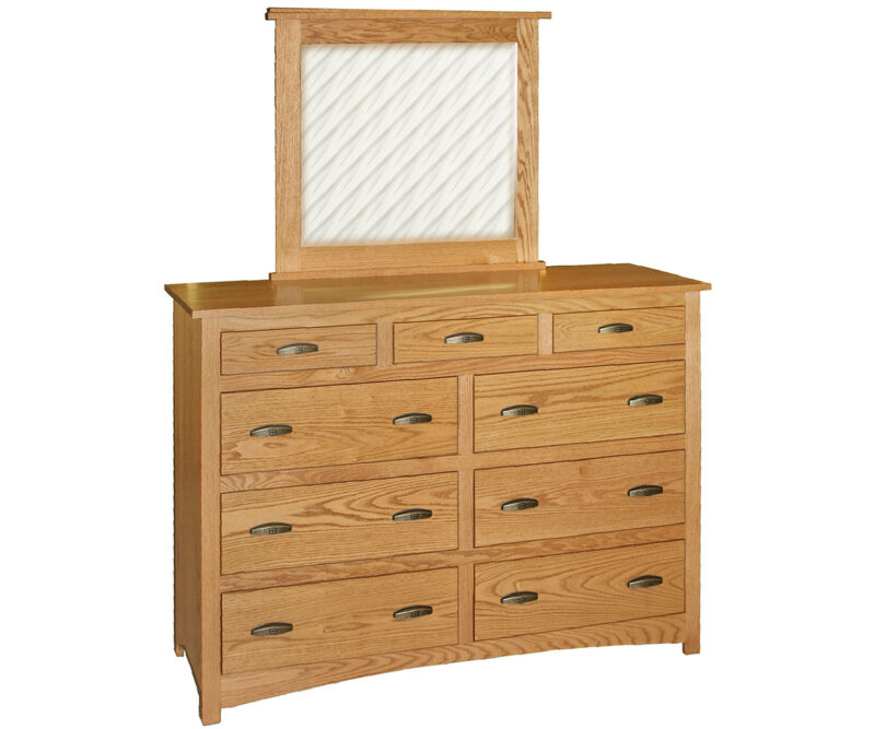 Shaker 9 Drawer Mule Dresser