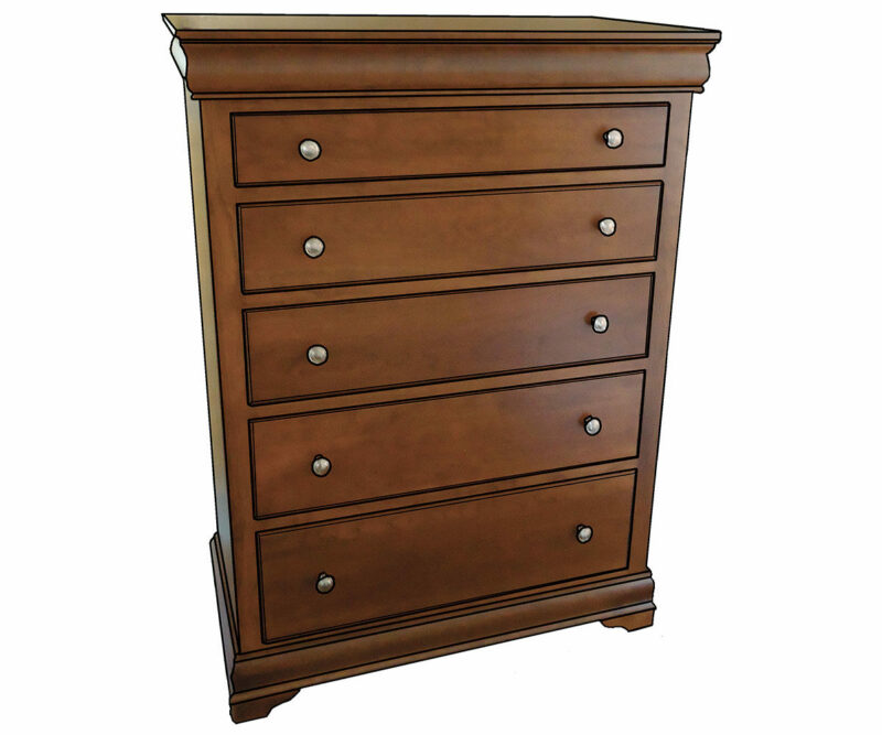 Edelweiss Large 5 Drawer Chest