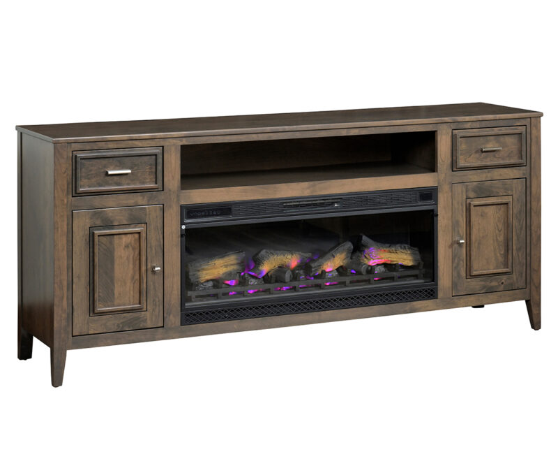 Capri TV Stand With Firebox