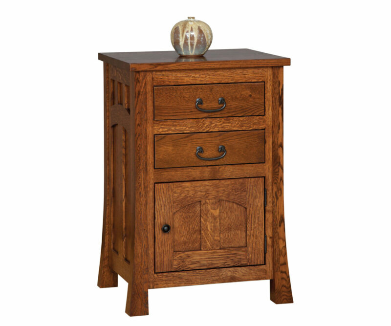 Bridgeport Mission 2 Drawer 1 Door Nightstand