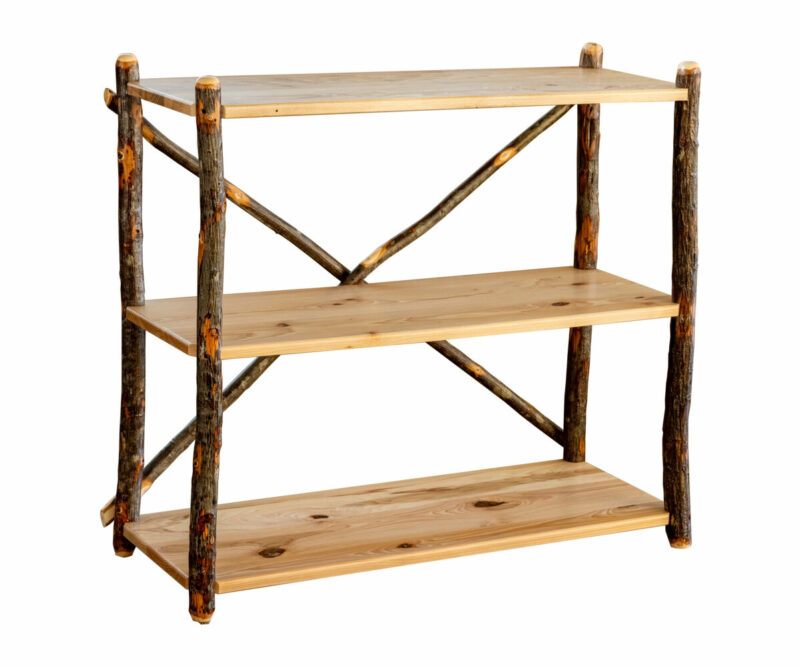 Hickory 3 Shelf Stand