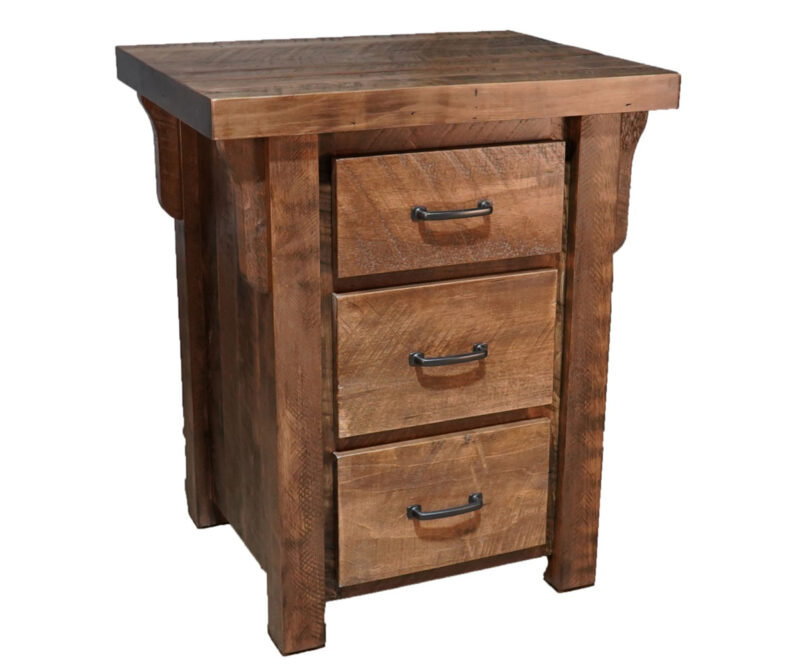 Highland 3 Drawer Nightstand