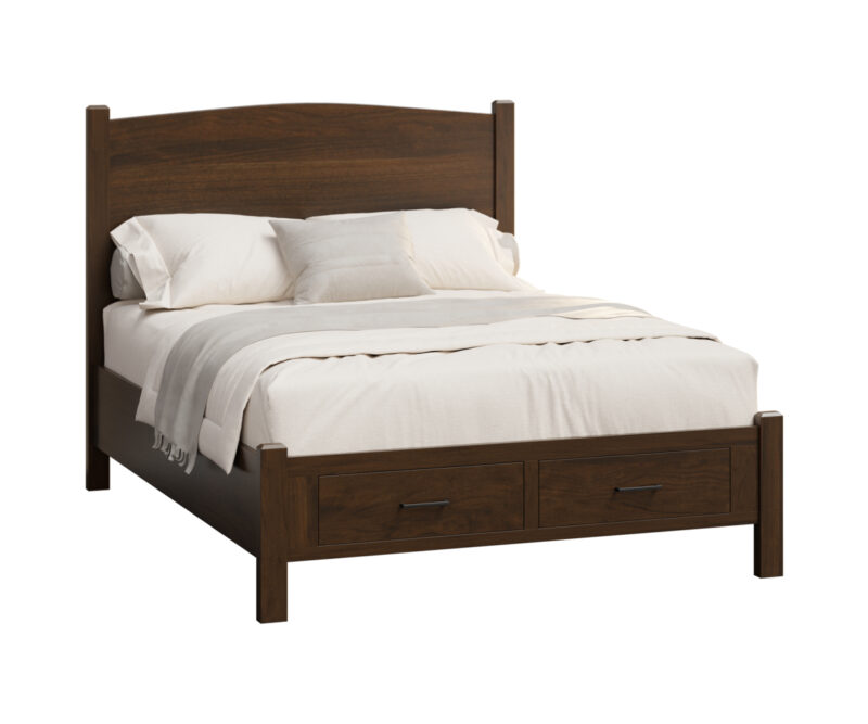 Addie Bed with Footboard Storage Unit