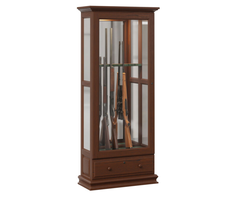 6 Gun Sliding Door Cabinet