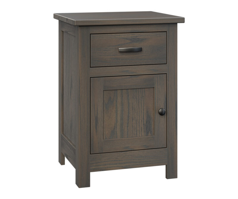 Flush Mission 1 Drawer 1 Door Nightstand
