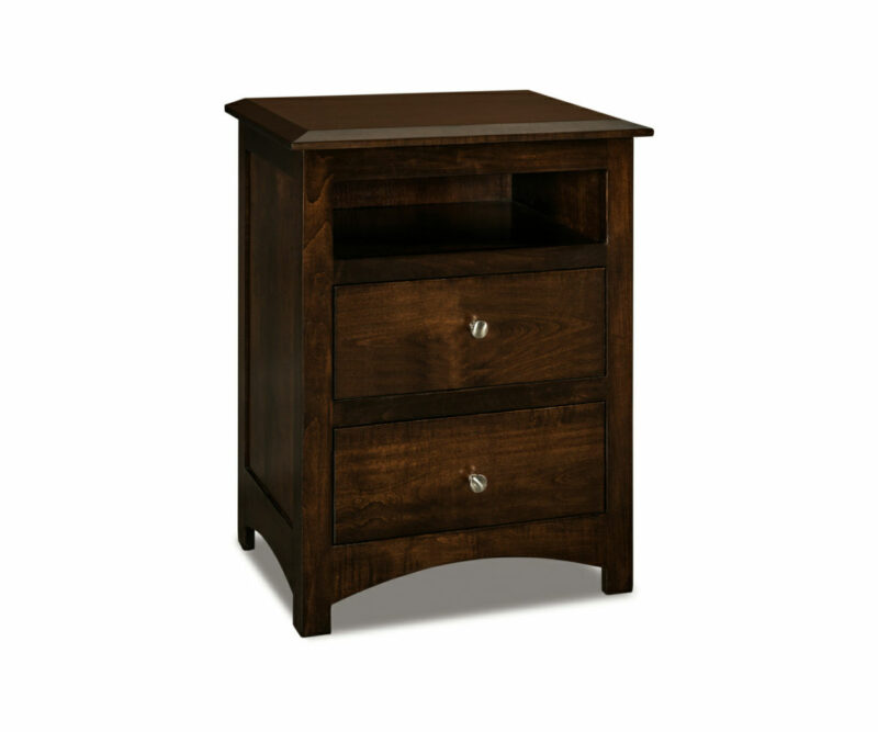 Finland 2 Drawer Open Nightstand