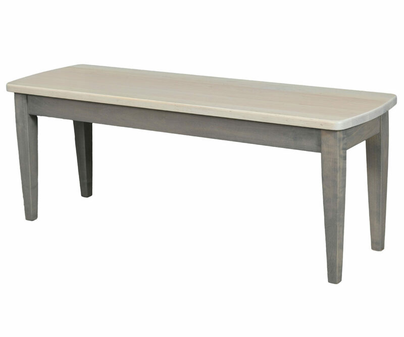 Bowed End Shaker Leg Bench