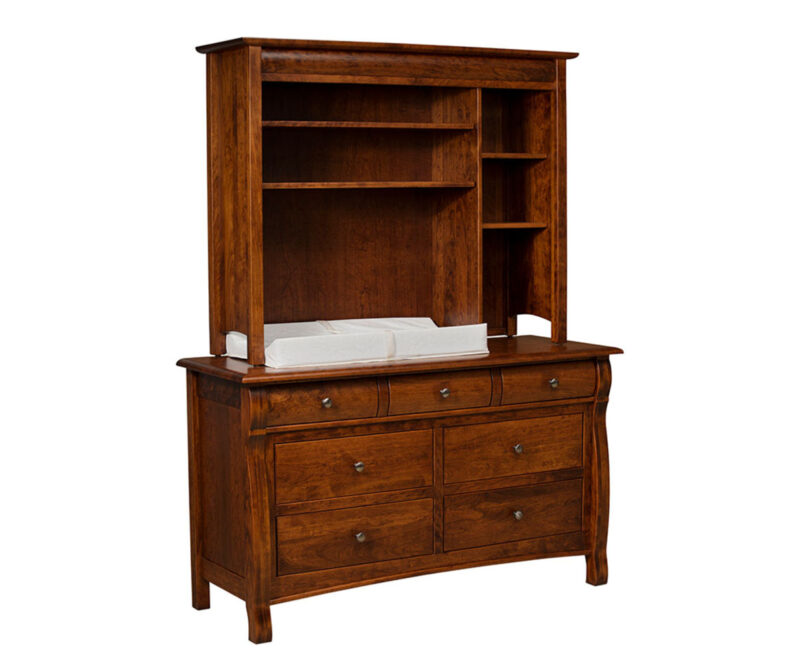 Castlebury 7 Drawer Dresser With Hutch Top