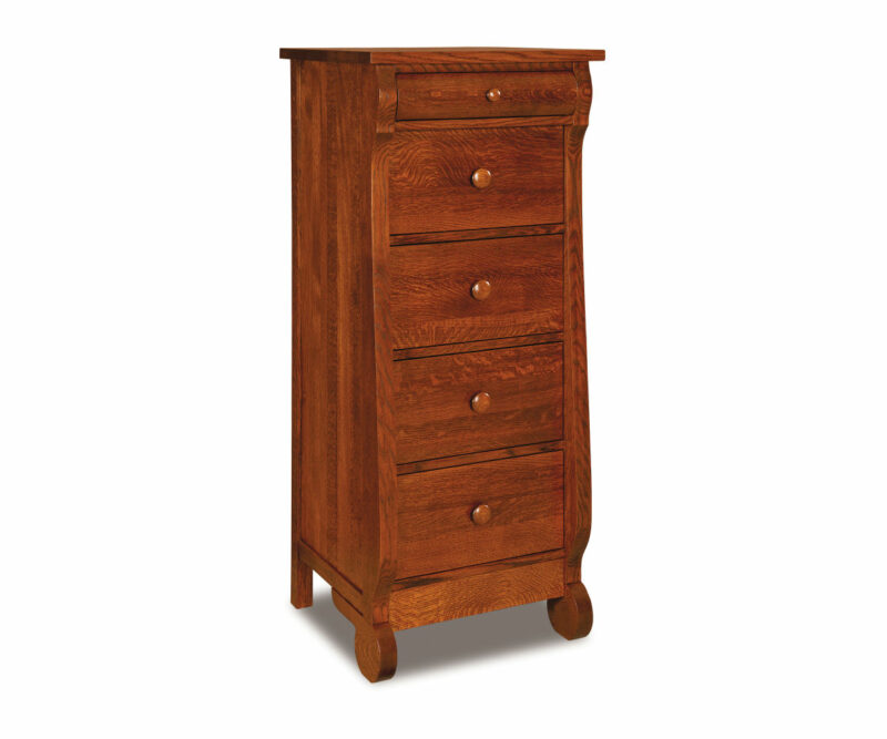 Old Classic Sleigh 5 Drawer Lingerie Chest