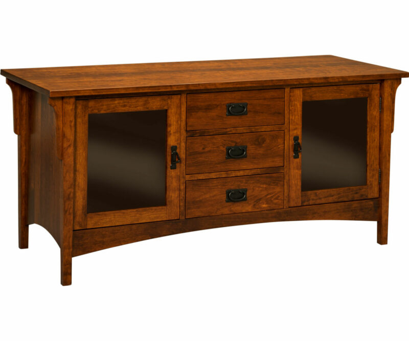 Arts & Crafts 2 Door 3 Drawer TV Plasma Stand