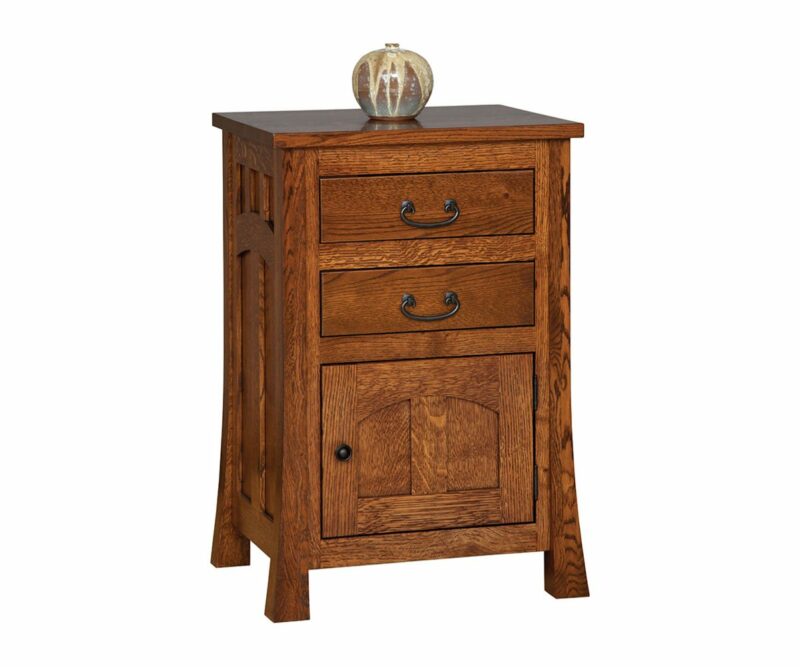 Bridgeport Mission 2 Drawer 1 Door Nightstand