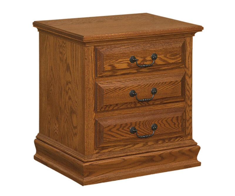 Royal 3 Drawer Nightstand