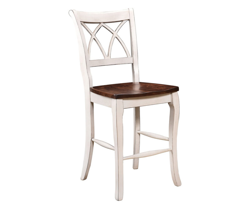 Double X Back 24" Bar Chair