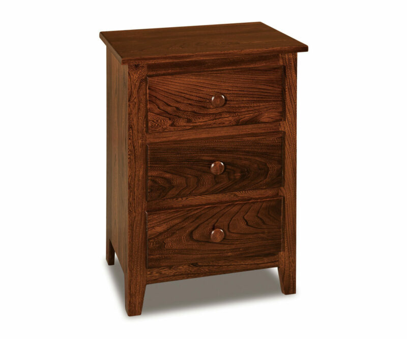 Shaker 3 Drawer Nightstand - 20"W