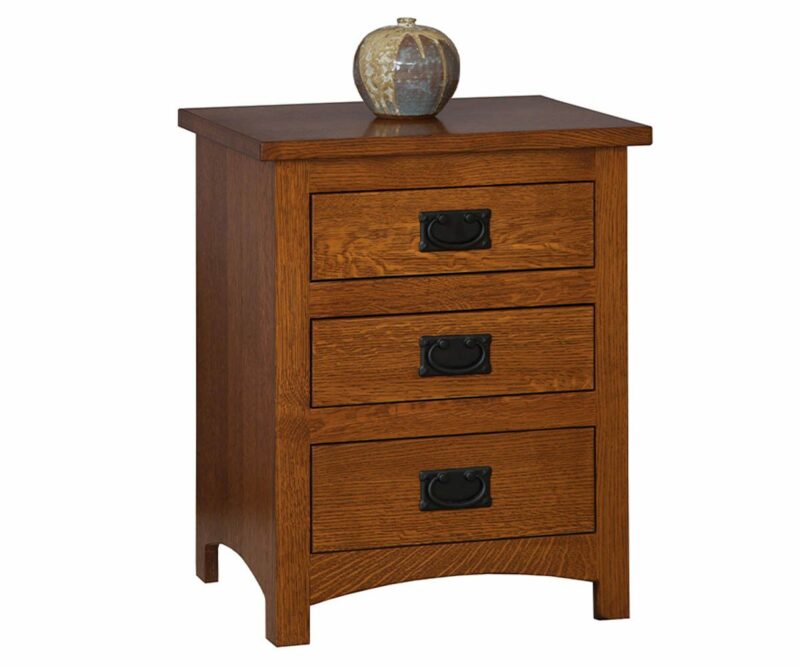 Michaels Mission 3 Drawer Nightstand