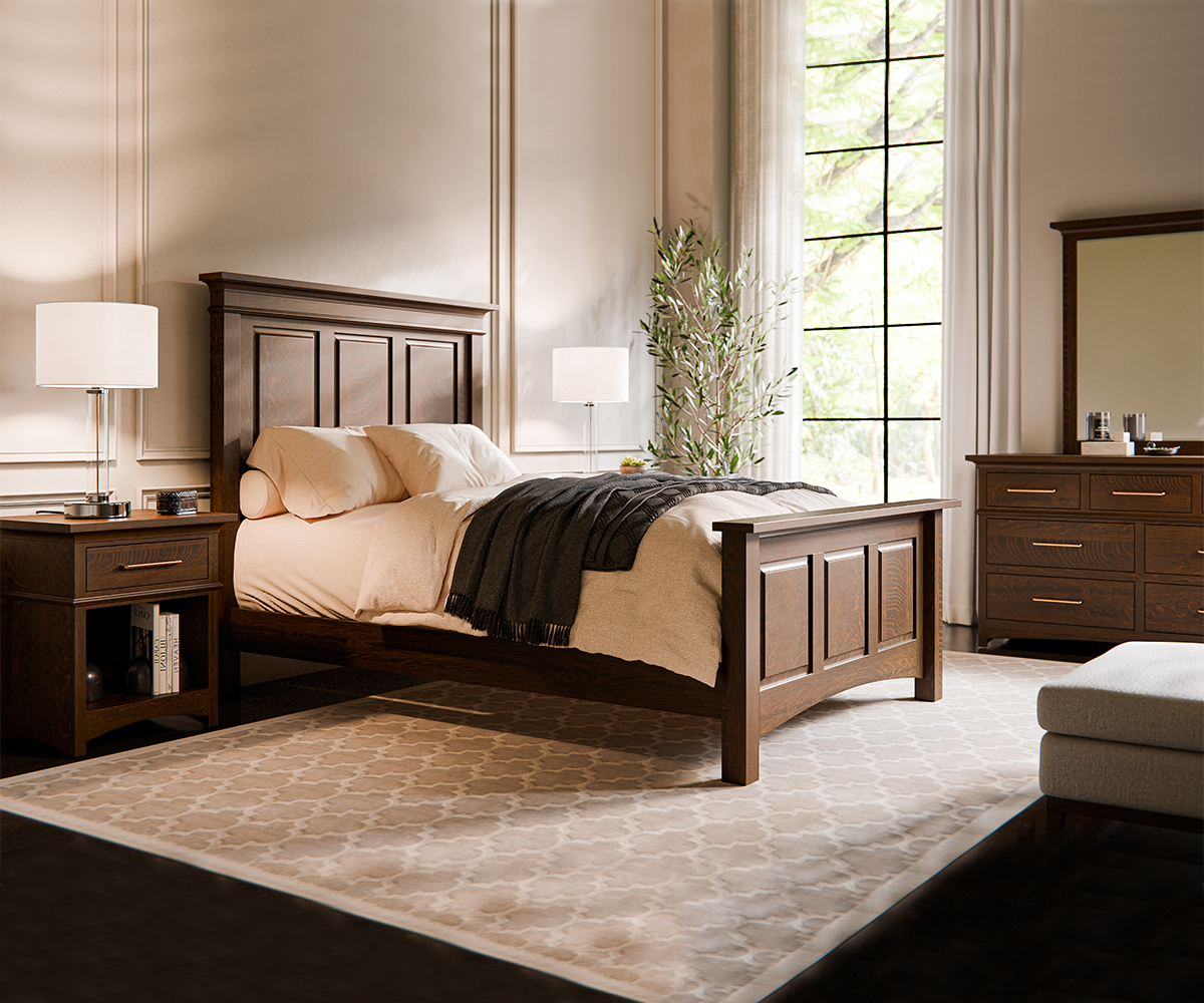 Old World 1 Door 1 Drawer Nightstand - Image 2