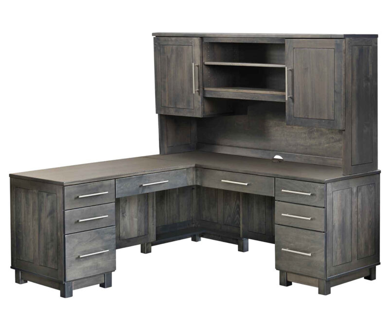 La Salle Urban L-Desk With Hutch