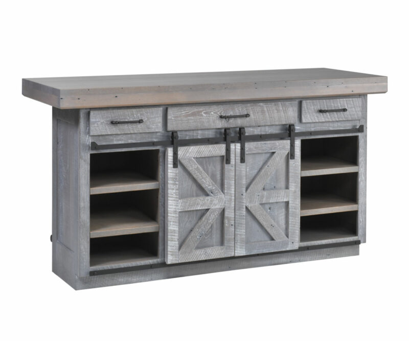 Urban Bar with Barn Doors