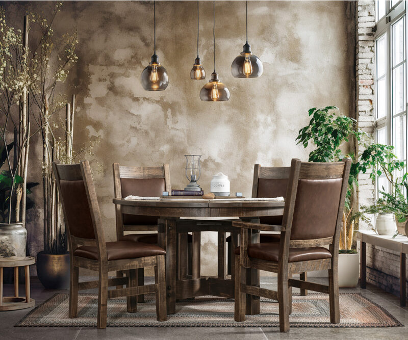 Fort Worth Single Pedestal Table Collection