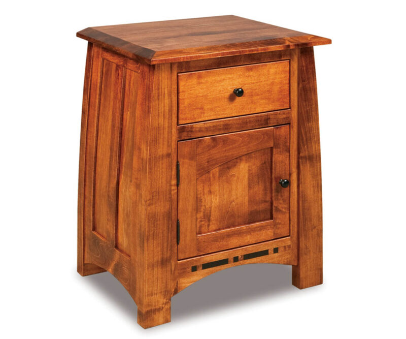 Boulder Creek 1 Drawer 1 Door Nightstand