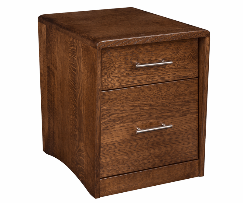 Nova 2 Drawer Rolling File Cabinet