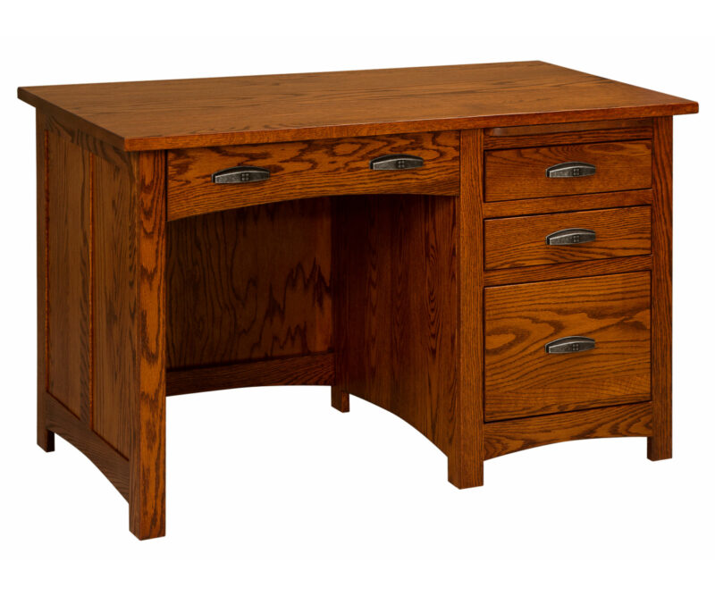 Oakwood Desk Single Pedestal