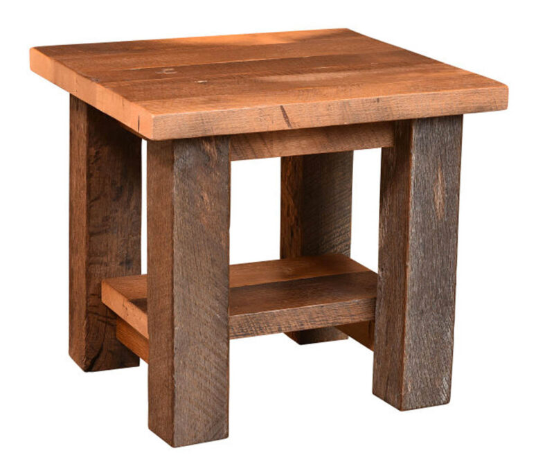 Almanzo End Table with Shelf