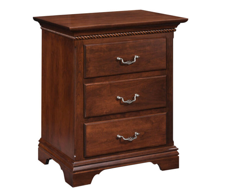 Hampton 3 Drawer Nightstand