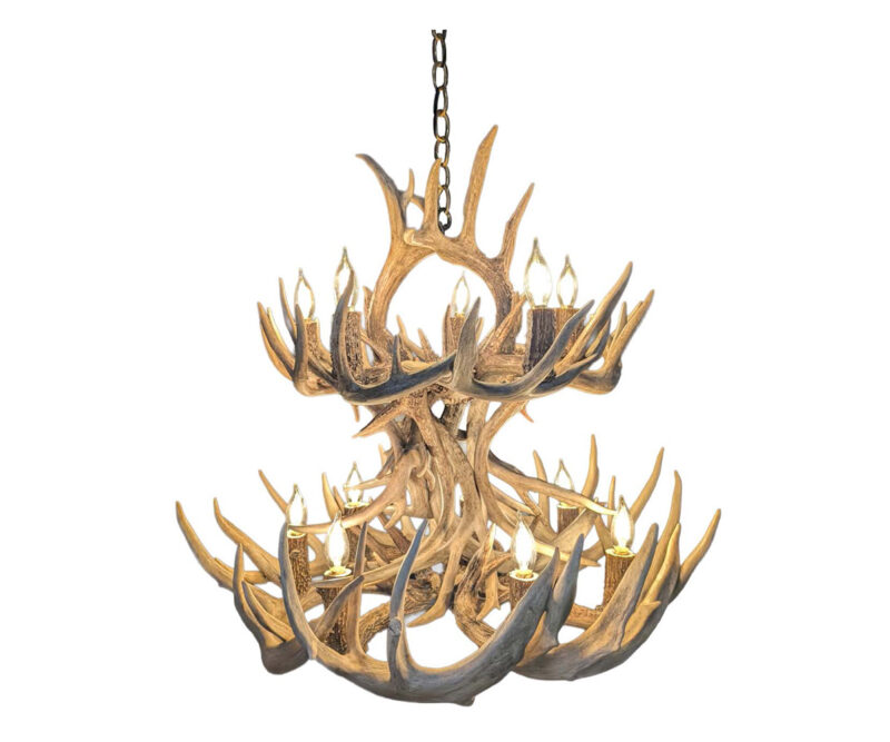 Two Tier Antler Chandelier