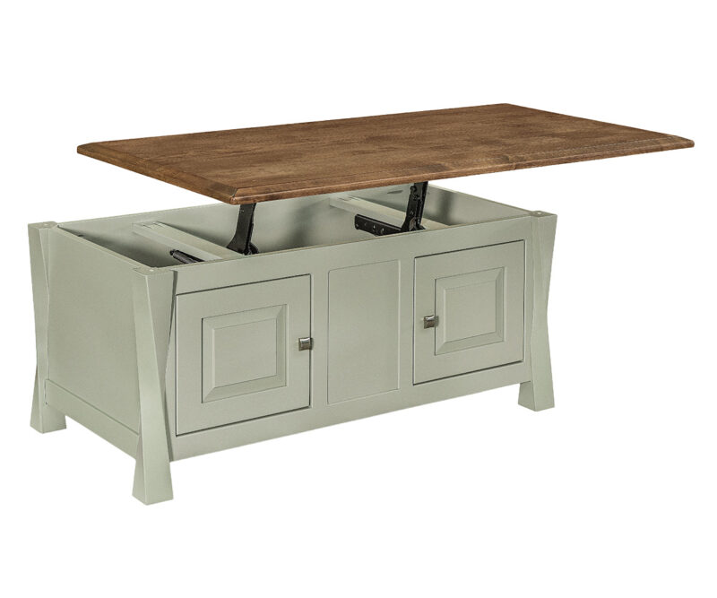 Lexington Arc Enclosed Lift Top Coffee Table