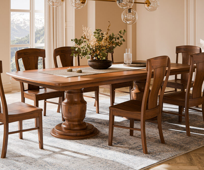 Burlington Double Pedestal Table Collection