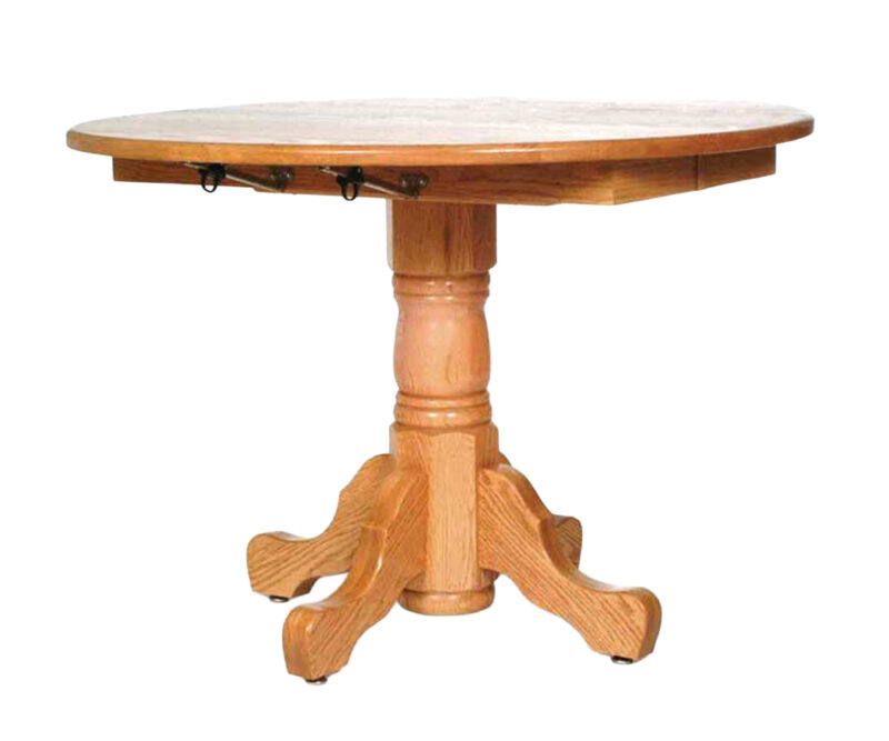 Single Pedestal Drop Leaf Table