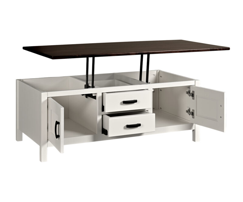 Buckhannon Enclosed Lift Top Coffee Table