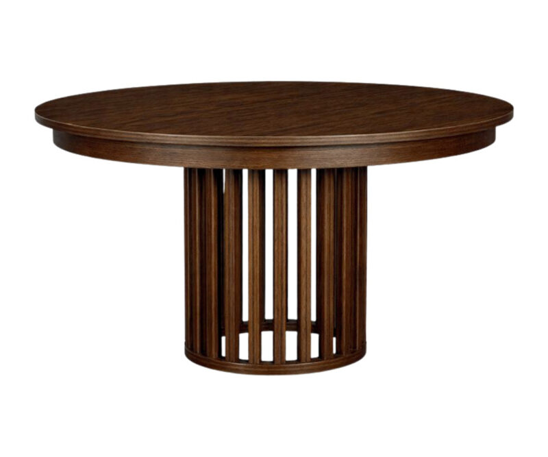 Cosmopolitan Loft 54" Round Dining Table with Skirt