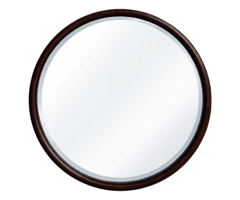 Intersection Round Beveled Mirror